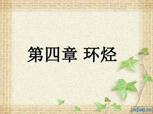 有机化学 第4章 环烃