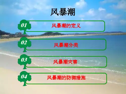 风暴潮--海洋科学导论