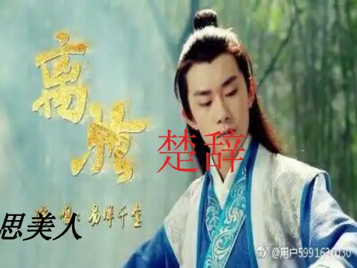 人教版高二语文必修二 《离骚》 课件 (共39张)