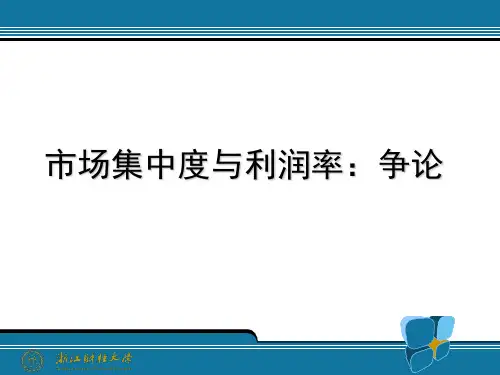 2.7市场集中与利润率