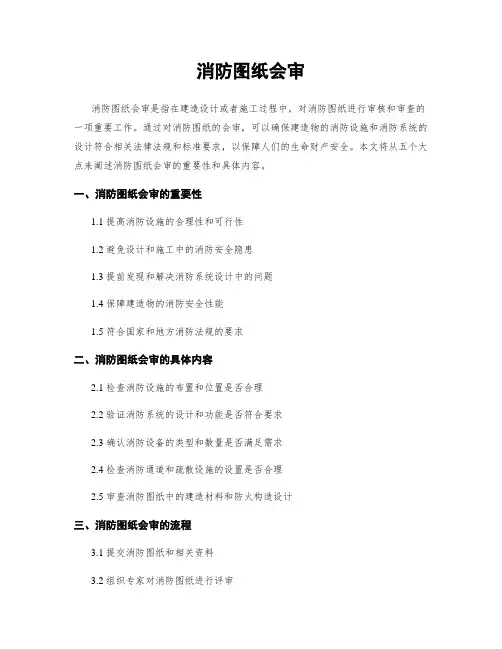 消防图纸会审