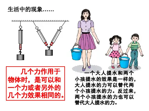 高中物理精品课件：力的合成实验