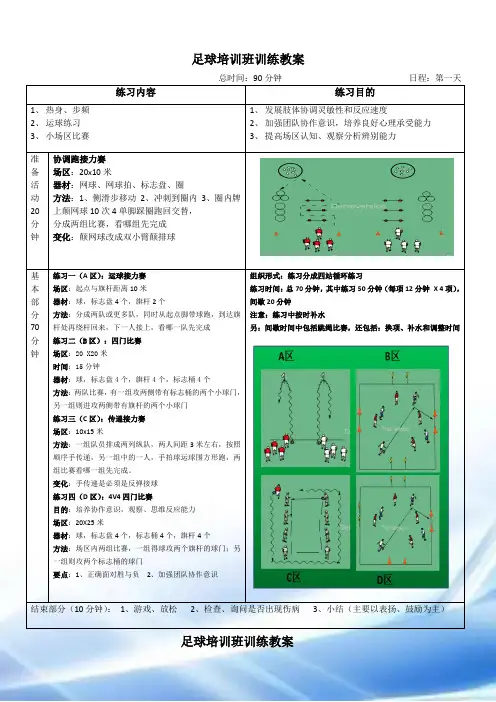 足球训练-课时计划11-24