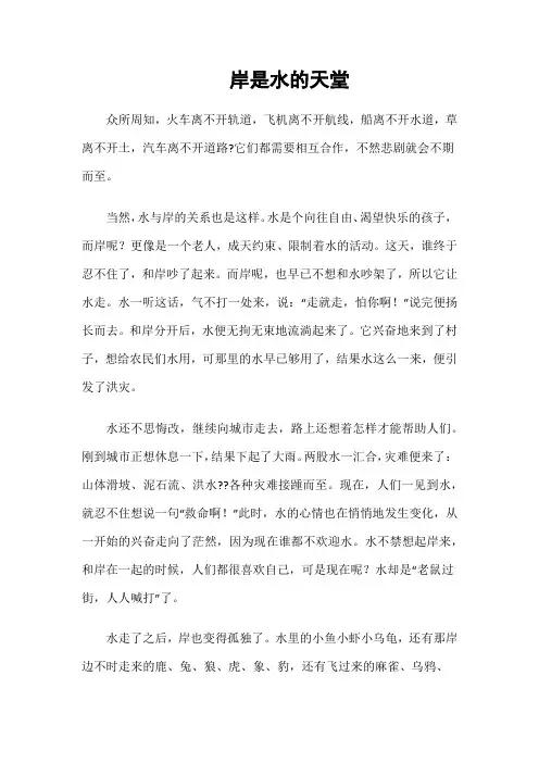岸是水的天堂作文