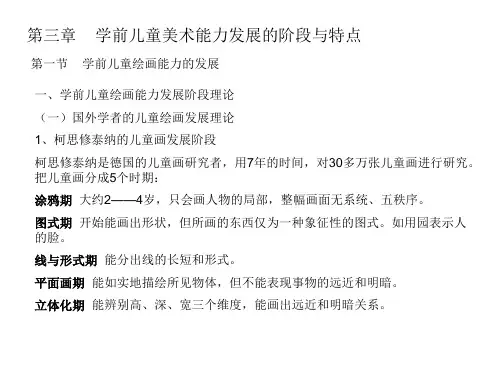 学前儿童美术教育 第三章
