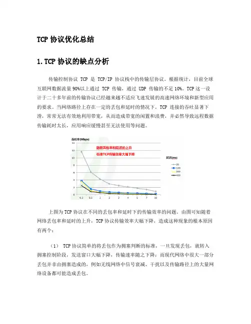 TCP协议优化总结