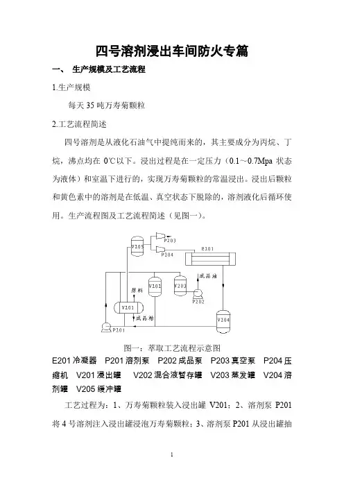 四号溶剂防火设计专篇