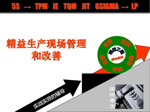 精益生产现场管理和改善培训课件