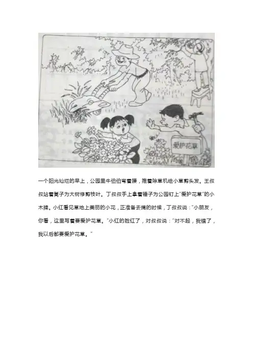 二年级下册看图写话10篇