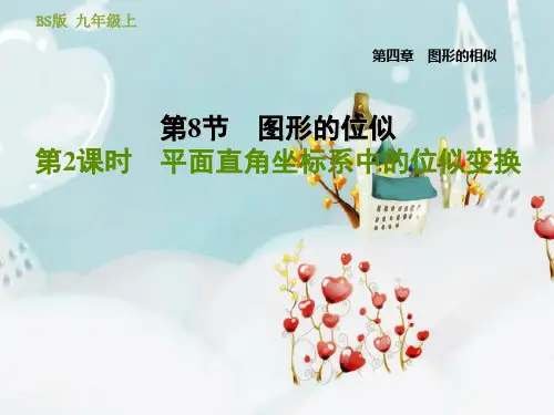 平面直角坐标系中的位似变换(最新课件)