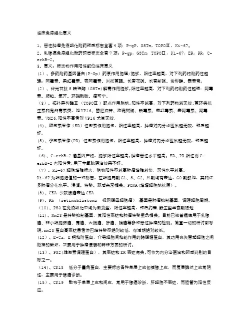 免疫组化临床意义