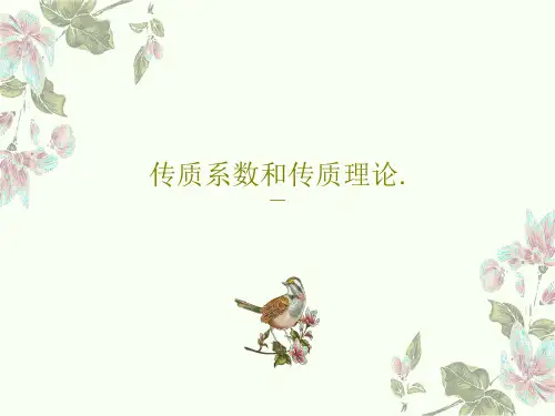 传质系数和传质理论.PPT20页