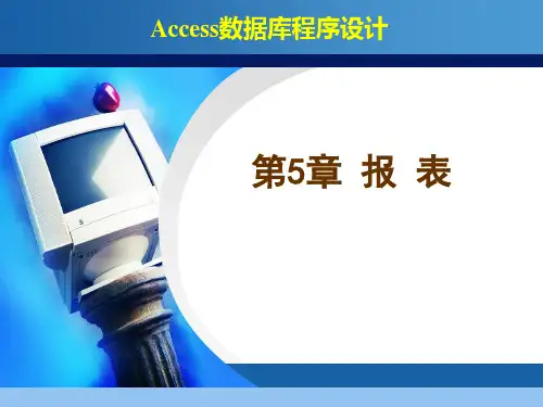 第5章 报表