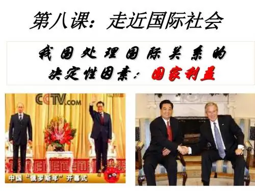 国际关系的决定性因素：国家利益优秀课件