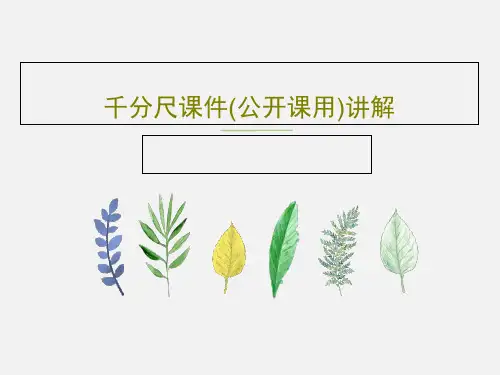 千分尺课件(公开课用)讲解共26页文档