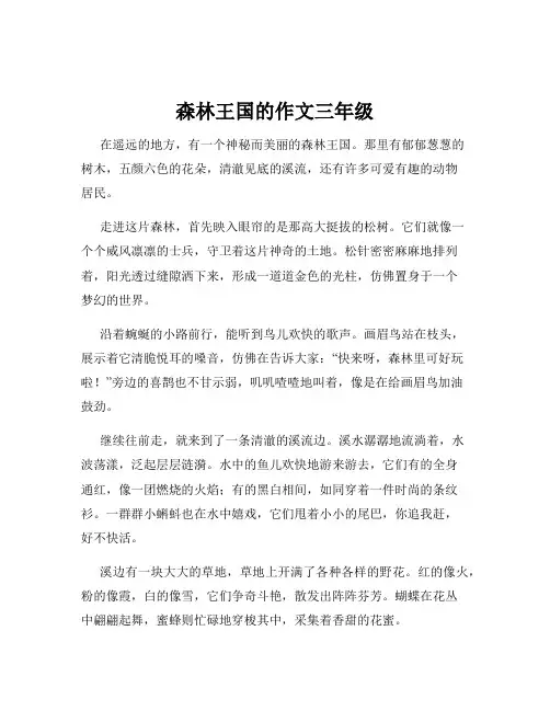 森林王国的作文三年级