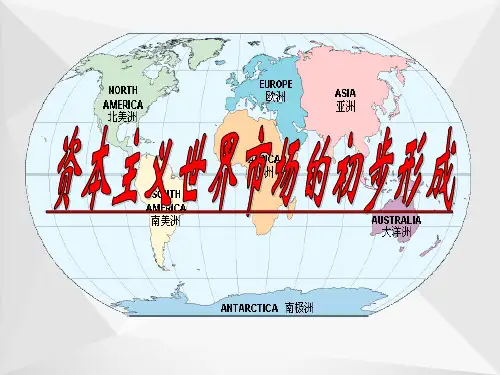 资本主义世界市场的初步形成