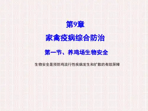 养鸡场生物安全