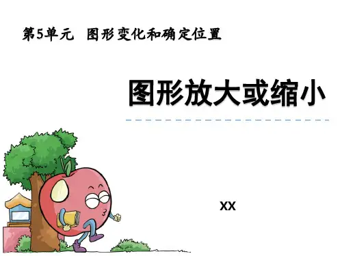 西师大版六年级上册数学《图形的放大与缩小》图形的变换和确定位置教学说课复习课件