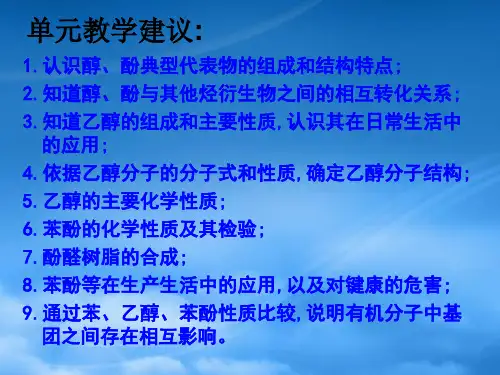 高中化学4.2苯酚课件苏教选修5.ppt