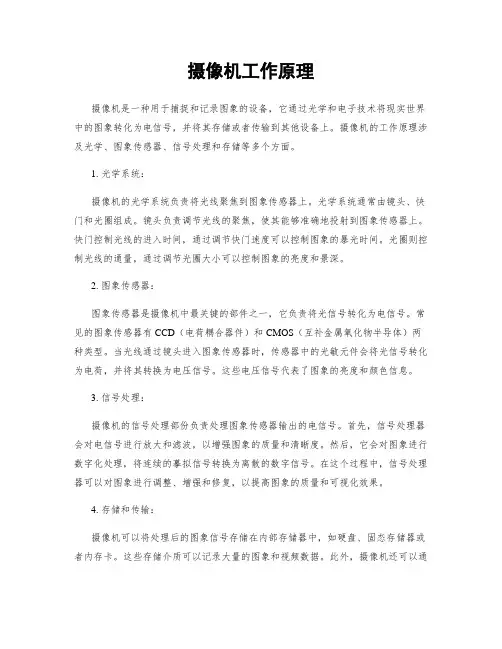 摄像机工作原理