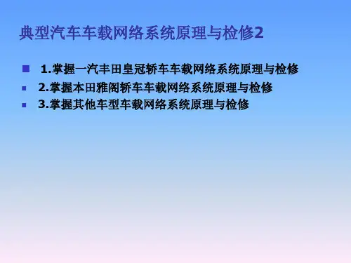 汽车单片机与车载网络-6其他车载网络技术2