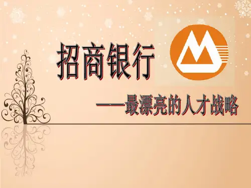 人力资源规划和战略管理 招商银行