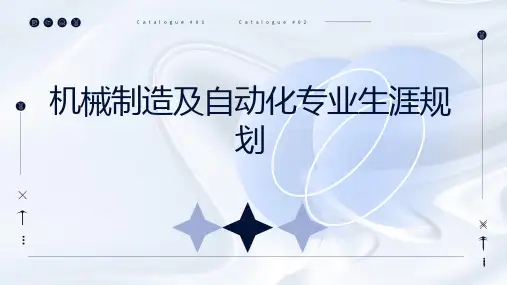 机械制造及自动化专业生涯规划