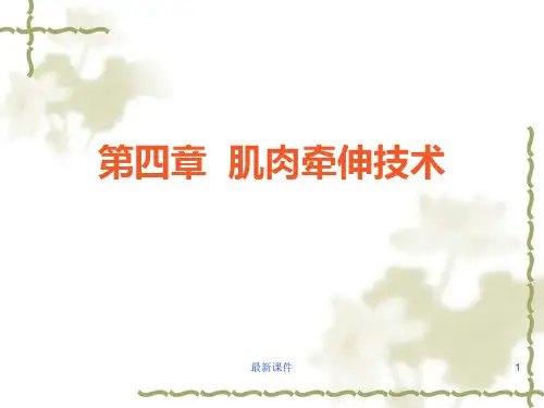 [新版]肌肉牵伸技术(下肢牵伸技术与程序).ppt