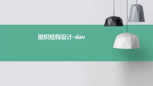 组织结构设计-dav