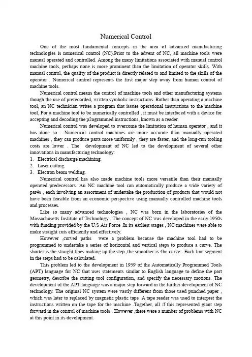 机械类数控外文翻译外文文献英文文献数控.doc