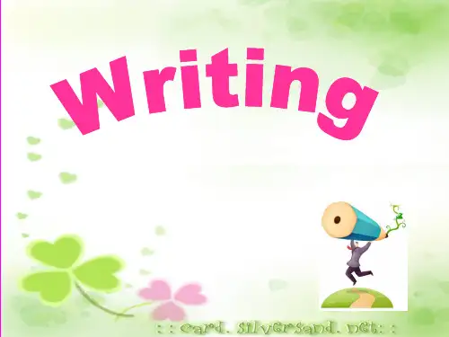 北师大八年级英语上册Unit 4 Writing 课件(共14张PPT)