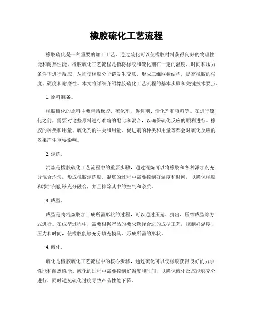 橡胶硫化工艺流程