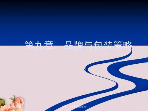 品牌与包装策略教材(PPT 74页)