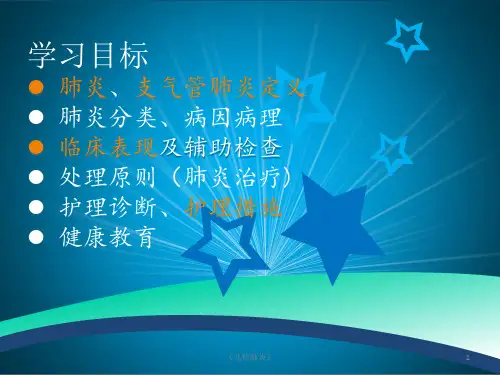 儿科肺炎课件