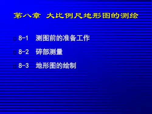第八章地形图的绘制