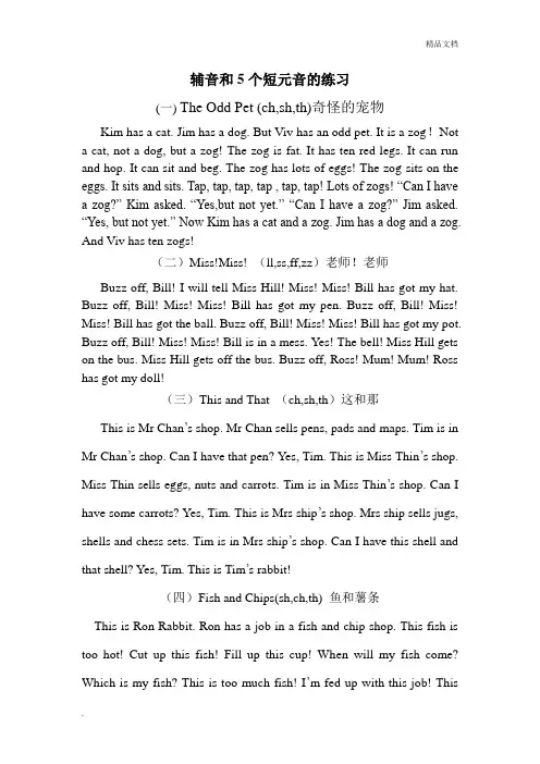 丽声自然拼读小故事(2—4级)