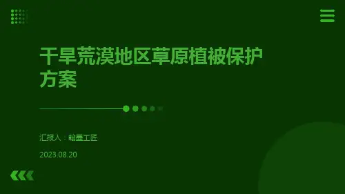 干旱荒漠地区草原植被保护方案