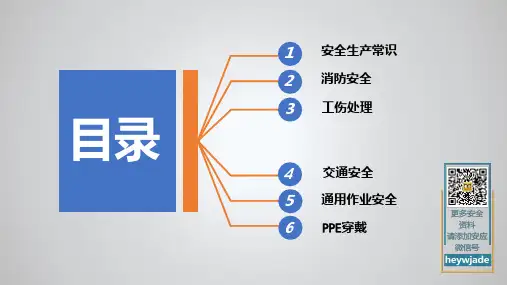 公司级安全教育培训ppt课件