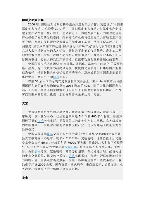 购买皮草_皮衣_貂皮_必去的十个地区