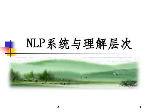 NLP系统与理解层次
