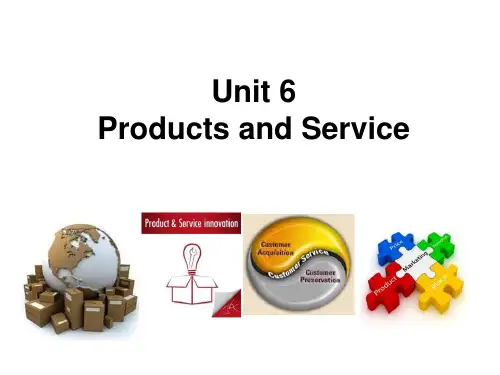 商务英语综合教程第二册unit 6 Products and Service
