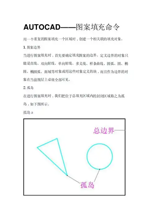 AUTOCAD——图案填充命令