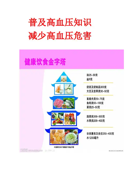 高血压病宣传栏