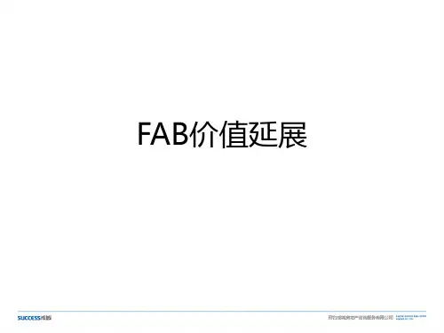 5-FAB 模型—价值延展