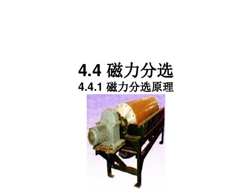 4.4固体废弃物磁力分选