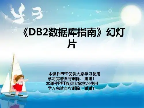 《DB2数据库指南》幻灯片