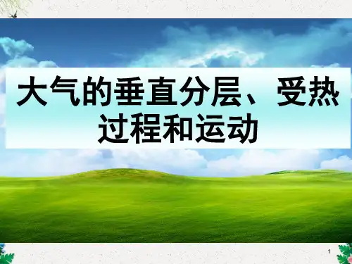 高三一轮复习大气的垂直分层-受热过程和运动