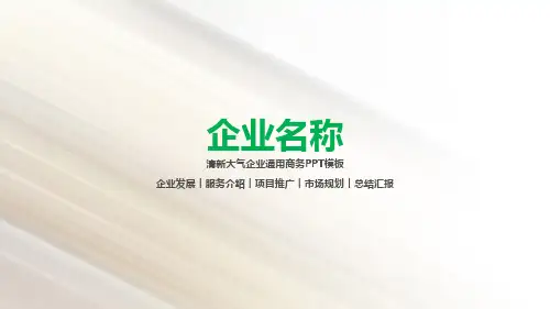 企业发展历程介绍PPT模版