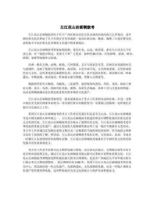 左江花山岩画铜鼓考